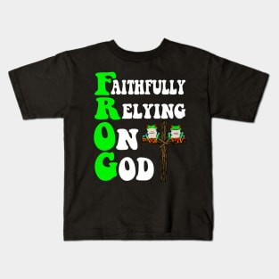 Fully Rely On God Kids T-Shirt